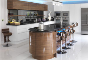 Nordic style kitchen in Sheffield by Concept Interiors.
