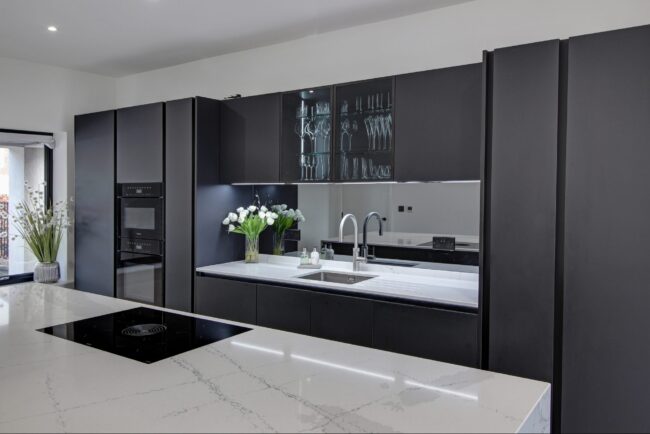 Minimalist bespoke kitchen design_Sheffield
