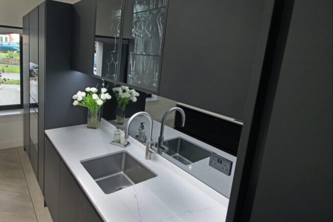 Sleek kitchen design Sheffield