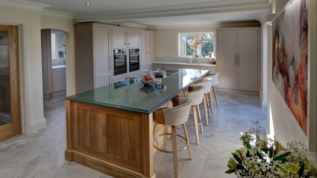 Bespoke handmade kitchen island