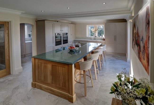 Bespoke handmade kitchen island