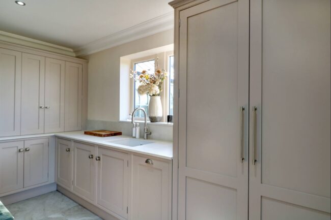 Shaker kitchen and sink