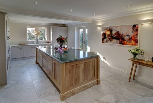 Bespoke handmade kitchen island