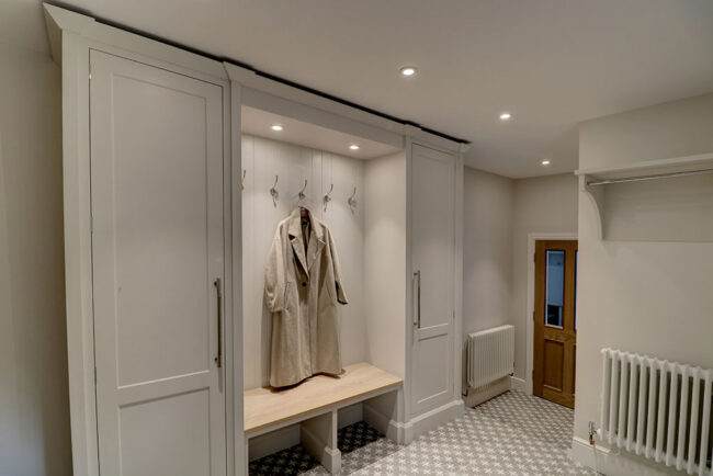 Bespoke cloakroom design Sheffield